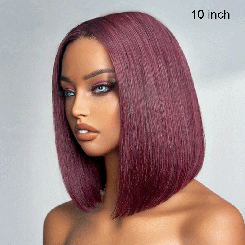 2 𝑭𝑶𝑹 $99🔥 For Beginners Effortless Pre-Plucked 2x6 Lace Bob Wig