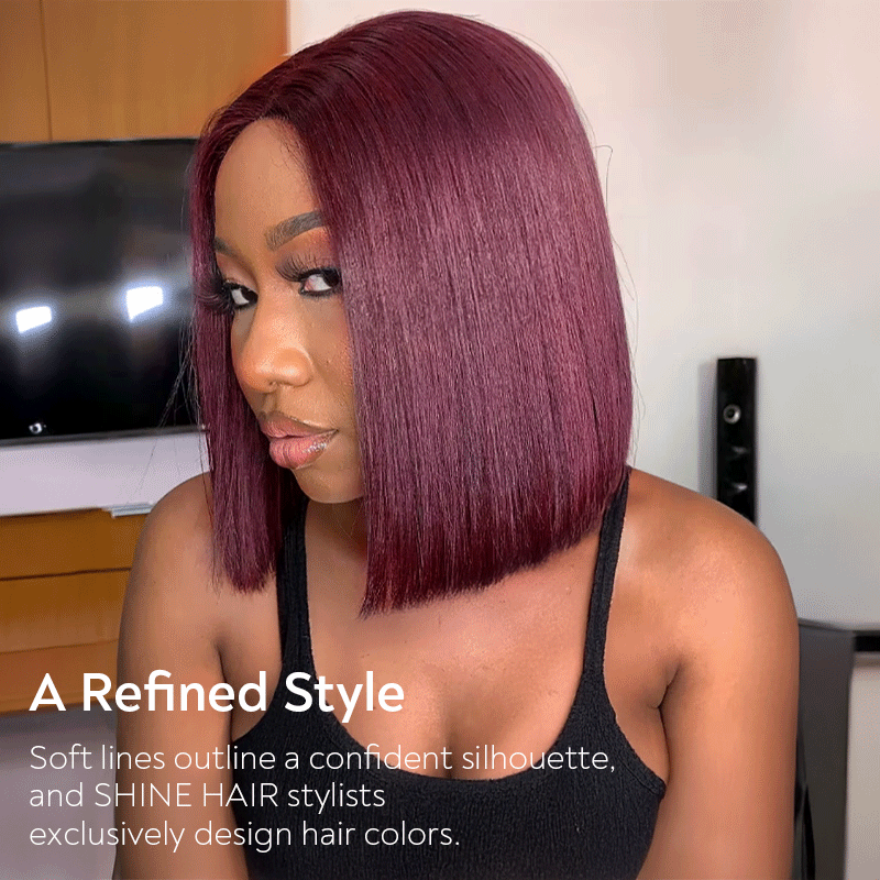 2 𝑭𝑶𝑹 $99🔥 For Beginners Effortless Pre-Plucked 2x6 Lace Bob Wig