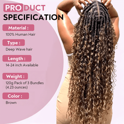 Extension Bulk Hair For Bohemian Braiding 
