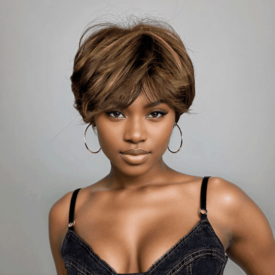 2 𝑭𝑶𝑹 $119🔥Best For Summer Glueless Highlight/Ombre 99J Color Bob Wear Go Wig