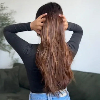 Genuine Salon Quality Glueless Color Highlight 13x4 Wavy Wig 250% Density