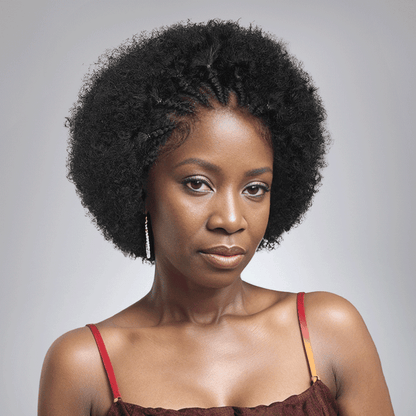 2 𝑭𝑶𝑹 $109🔥8&quot;Straight With Bangs Bob+8&quot;Silky Straight 2x6 Lace/Black Bouncy Curls/Afro Curl/Brown Bouncy Curls Wig
