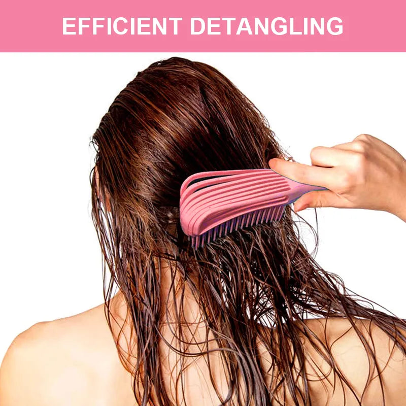 SHINE No Tangle Detangling Hair Brush for Wet and Dry Hair