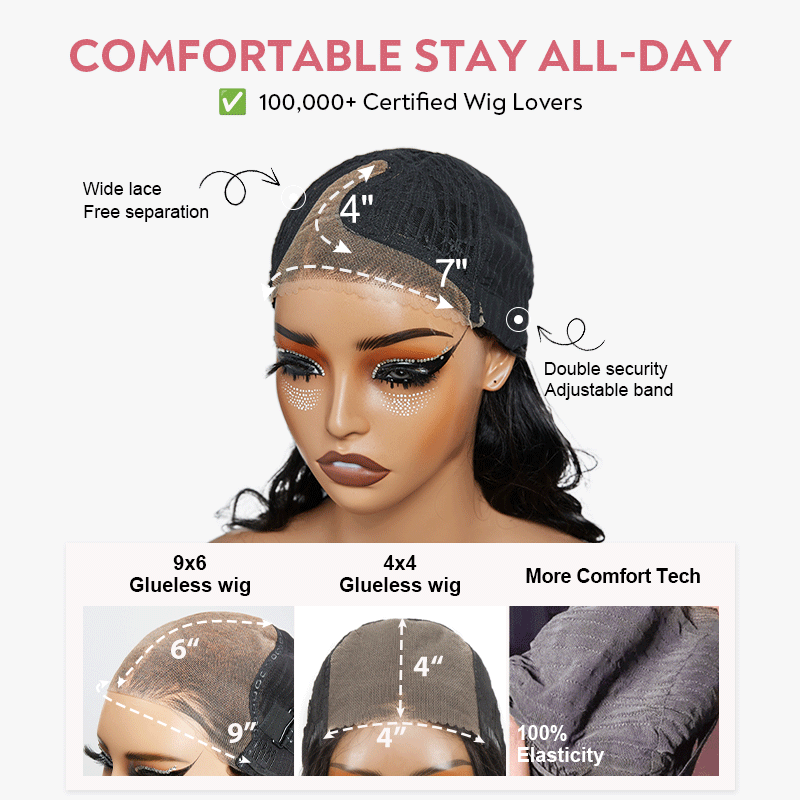 2 𝑭𝑶𝑹 €199🔥Beginners Friendly Glueless Pre-plucked Wig Virgin Human Hair