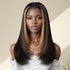 7x5 13x4 Layered Glueless Highlight Multicolor Silky Straight Wig - SHINE HAIR WIG