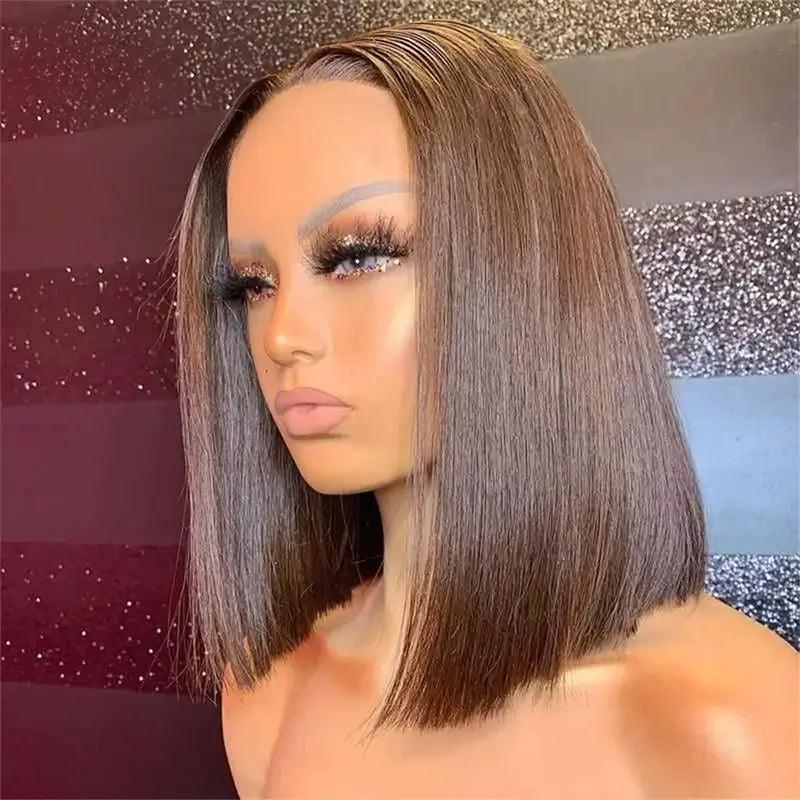 SHINEHAIR-Wig bob human hair