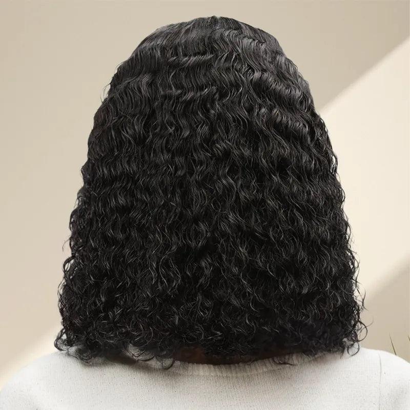 7x5 Glueless Bob Wig Wear Go Curly Wave Human Hair - SHINE HAIR WIG