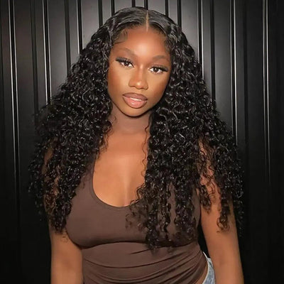 7X5 Glueless Updated Bleached Knots Wear Go Curly Human Hair Wig - SHINE HAIR WIG