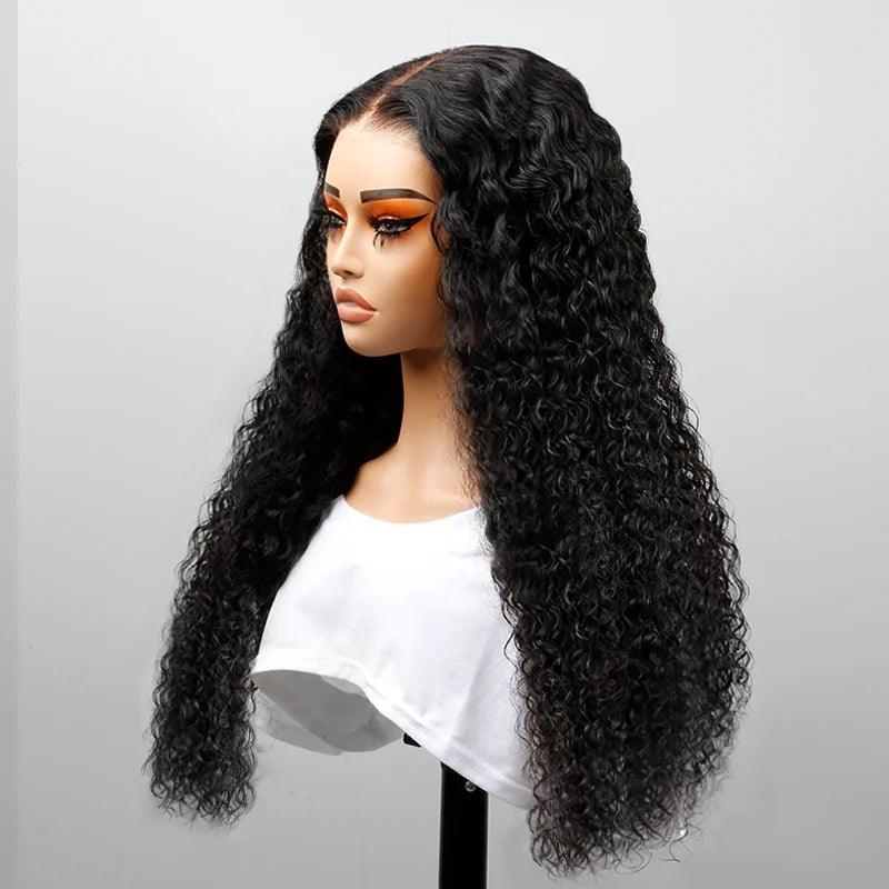 7X5 Pre-Pluck Glueless Bleached Knots Wear Go Curly Human Hair Wig - SHINE HAIR WIG