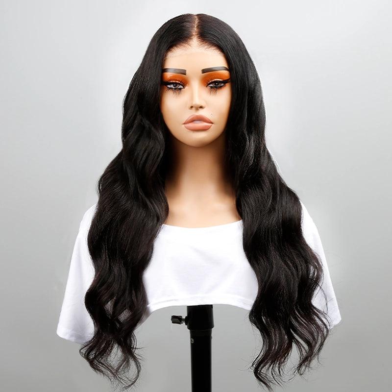 7X5 Pre-plucked Glueless Bleached Knots Wear Go Body Wave Wig - SHINE HAIR WIG