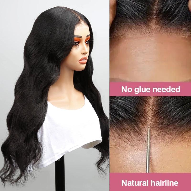 7X5 Pre-plucked Glueless Bleached Knots Wear Go Body Wave Wig - SHINE HAIR WIG