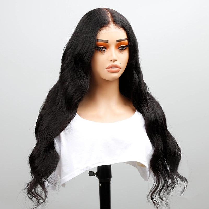 7X5 Pre-plucked Glueless Bleached Knots Wear Go Body Wave Wig - SHINE HAIR WIG