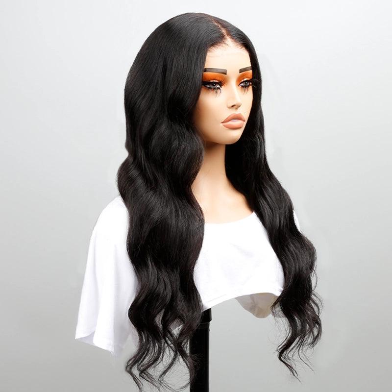 7X5 Pre-plucked Glueless Bleached Knots Wear Go Body Wave Wig - SHINE HAIR WIG