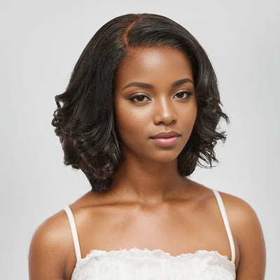 7x5 13x4 Glueless Hair Stylist Special Design Bob Wavy Wig