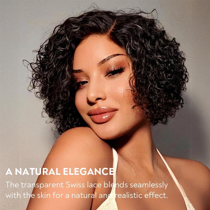 𝐇𝐨𝐭 𝐨𝐧 𝐭𝐫𝐞𝐧𝐝 𝐚𝐧𝐝 𝐫𝐞𝐚𝐝𝐲 𝐢𝐧 𝟐𝟒𝐡⚡Trendy Short Bob Wig 13x4 Lace Curly Human Hair