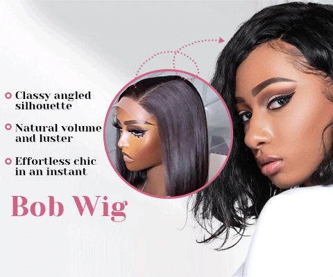 Bob Wig Under $100 - Affordable & Fashionable Human Hair Wigs – SHINE
