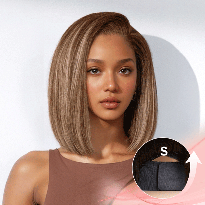 Trendy 7x4 Glueless Highlight Pre-Plucked Adjustable Wig