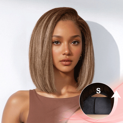 Trendy 7x4 Glueless Highlight Pre-Plucked Adjustable Wig