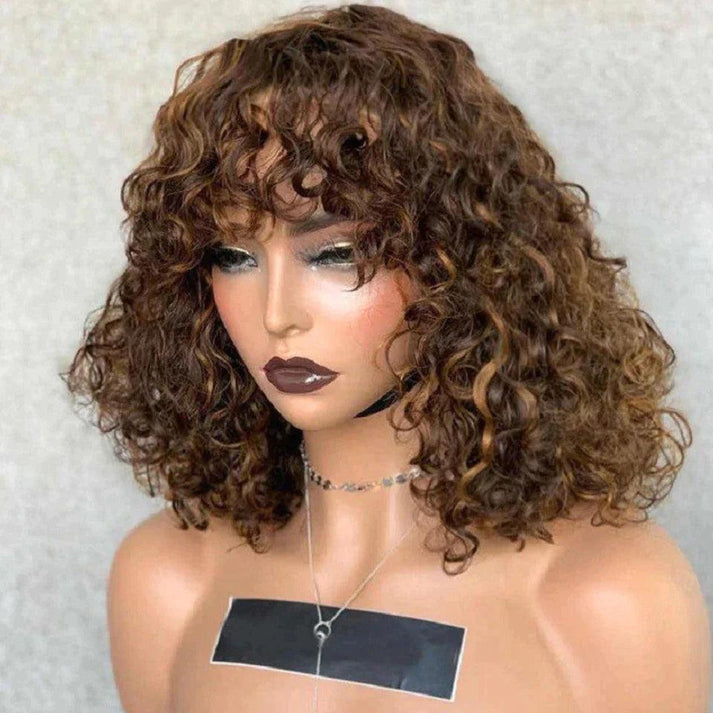 2 𝑭𝑶𝑹 $129🔥Timeless Glueless Bob 3s Wear Go Wig With Bangs