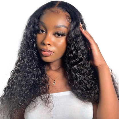 13*6*1 T Part Lace Wig Brazilian Curly Wave Human Hair Wigs High Density - SHINE HAIR WIG