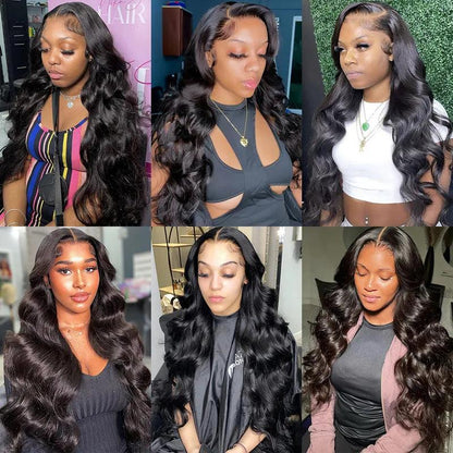 13x4 13x6 Real HD Lace Frontal Wig Body Wave Virgin Human Hair - SHINE HAIR WIG