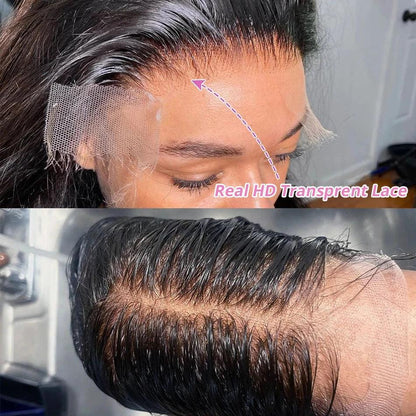 13x4 13x6 Real HD Lace Frontal Wig Body Wave Virgin Human Hair - SHINE HAIR WIG