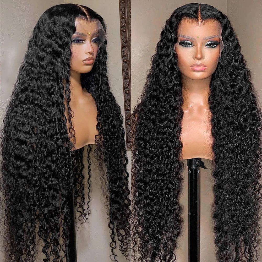 13x4 13x6 Real HD Lace Frontal Wig Curly Wave Virgin Human Hair - SHINE HAIR WIG