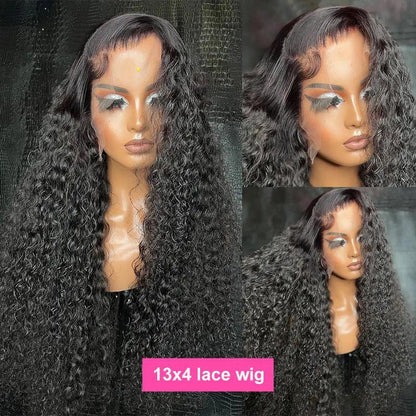 13x4 13x6 Real HD Lace Frontal Wig Deep Wave Virgin Human Hair - SHINE HAIR WIG