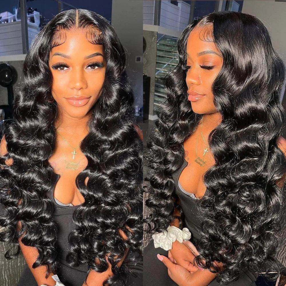 13x4 13x6 Real HD Lace Frontal Wig Natural Wave Virgin Human Hair - SHINE HAIR WIG