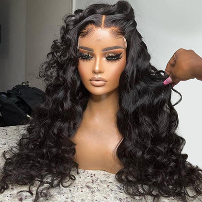13x4 13x6 Real HD Lace Frontal Wig Natural Wave Virgin Human Hair - SHINE HAIR WIG