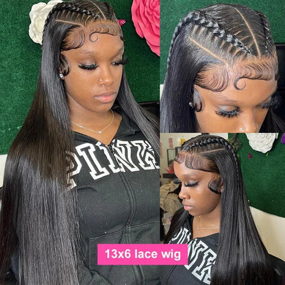 13x4 13x6 Real HD Lace Frontal Wig Straight Virgin Human Hair - SHINE HAIR WIG