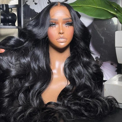 shinehair body wave lace front wig human hair