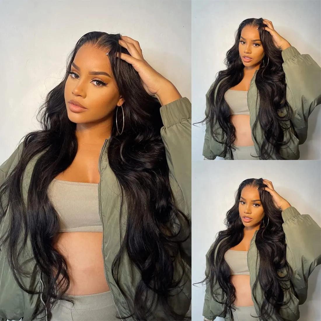 13x4 13x6 Transparent Lace Frontal Wig Body Wave Virgin Human Hair - SHINE HAIR WIG