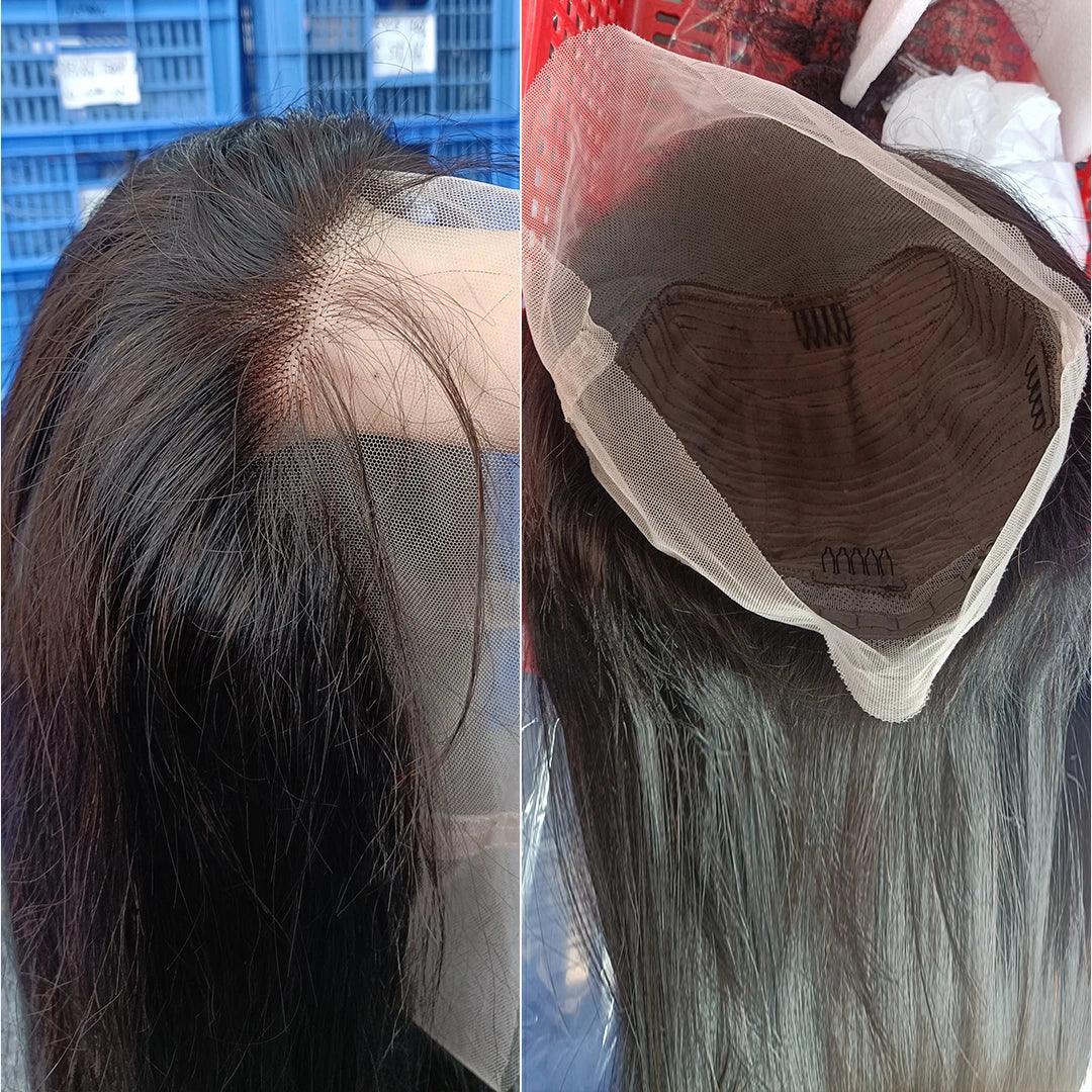 360 Lace Frontal Wig Straight Virgin Human Hair - SHINE HAIR WIG