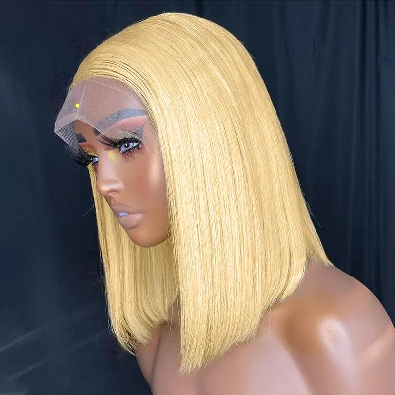 613 blonde bob wig human hair