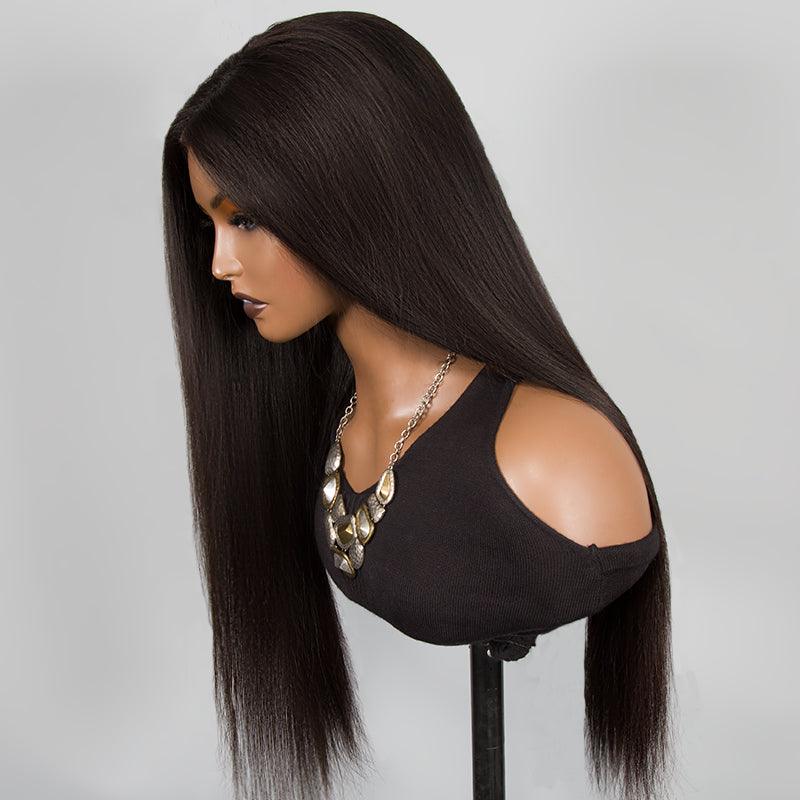 5x5 Glueless Wig Wear Go Brazilian Straight Human Hair - SHINE HAIR WIG