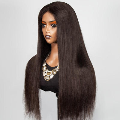 5x5 Real HD Lace Closure Wig Straight Virgin Human Hair - SHINE HAIR WIG