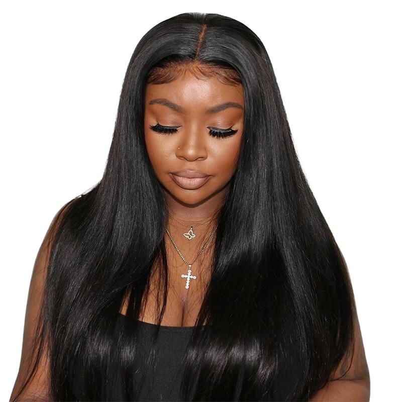 wear shine hair 5x5 hd lace wig, natural hairline with baby hair,full and long hair