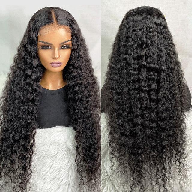 5x5 Real HD Lace Closure Wig Water Wave 5x5 Virgin Human Hair - SHINE HAIR WIG