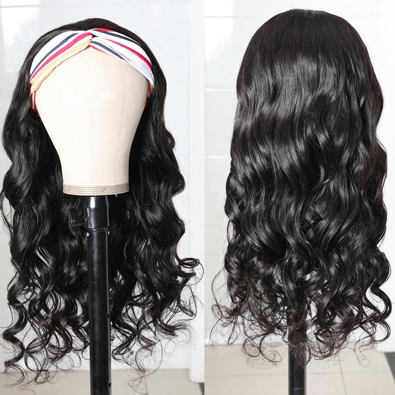 Body Wave Headband Wig Virgin Human Hair - SHINE HAIR WIG