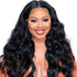 black women wear t part human hair wig,body wave wig,natural hairline with baby hair