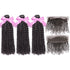 Kinky Curly Virgin Human Hair Extension Bundle Deal Hair Weave With Frontal - SHINE HAIR WIG