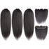 Kinky Straight Virgin Hair Extension Bundle Deal Hair Weave With Frontal - SHINE HAIR WIG