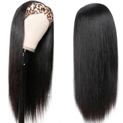 Straight Headband Wig Virgin Human Hair - SHINE HAIR WIG