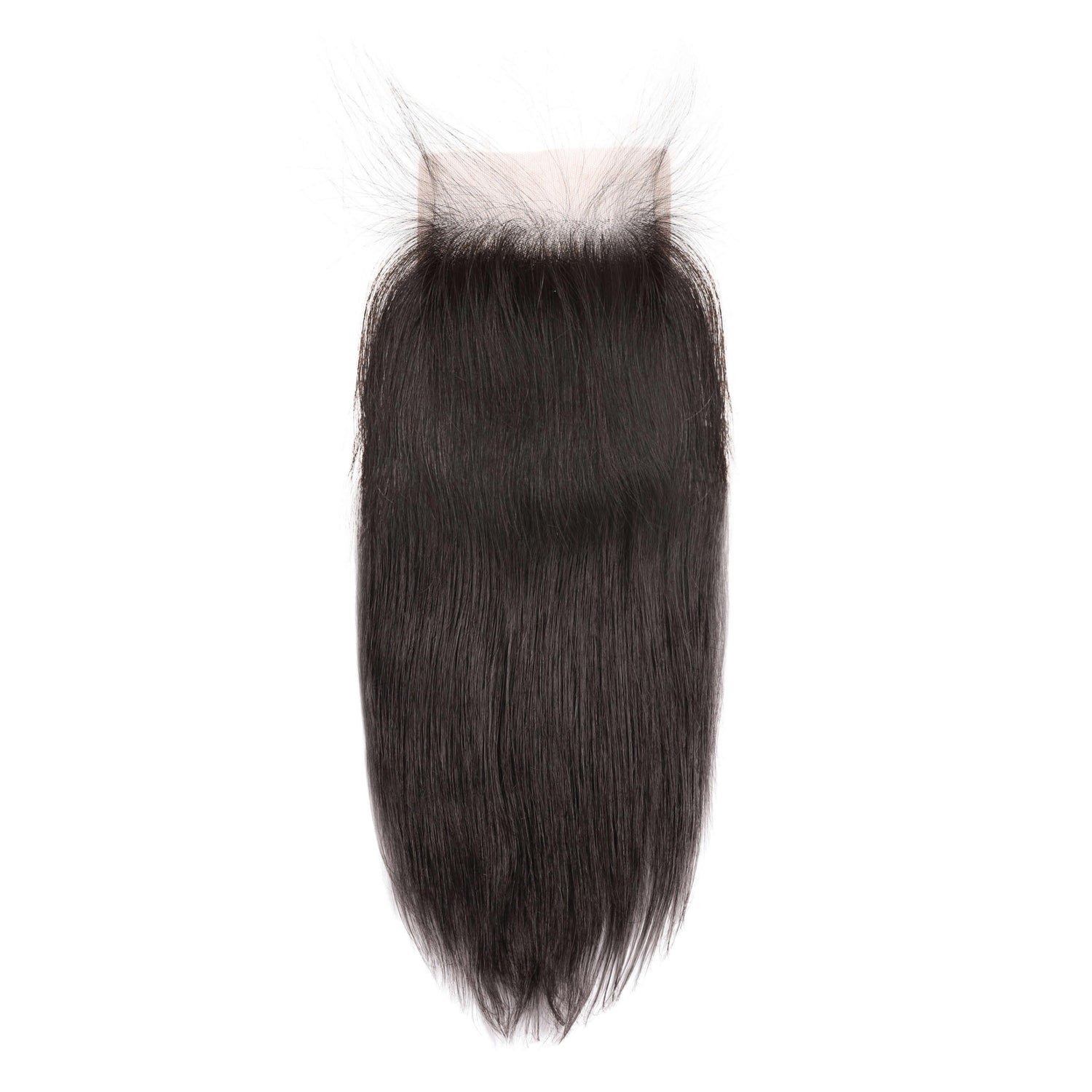 Transparent 5x5 Lace Closure Brazilian Straight 100% Virgin Hair Natural Black Color - SHINE HAIR WIG