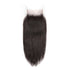 Transparent 5x5 Lace Closure Brazilian Straight 100% Virgin Hair Natural Black Color - SHINE HAIR WIG