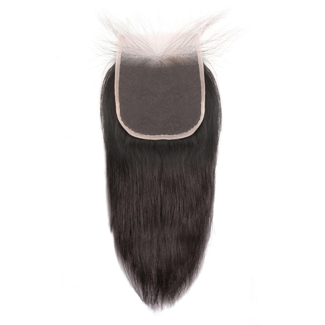 Transparent 5x5 Lace Closure Brazilian Straight 100% Virgin Hair Natural Black Color - SHINE HAIR WIG